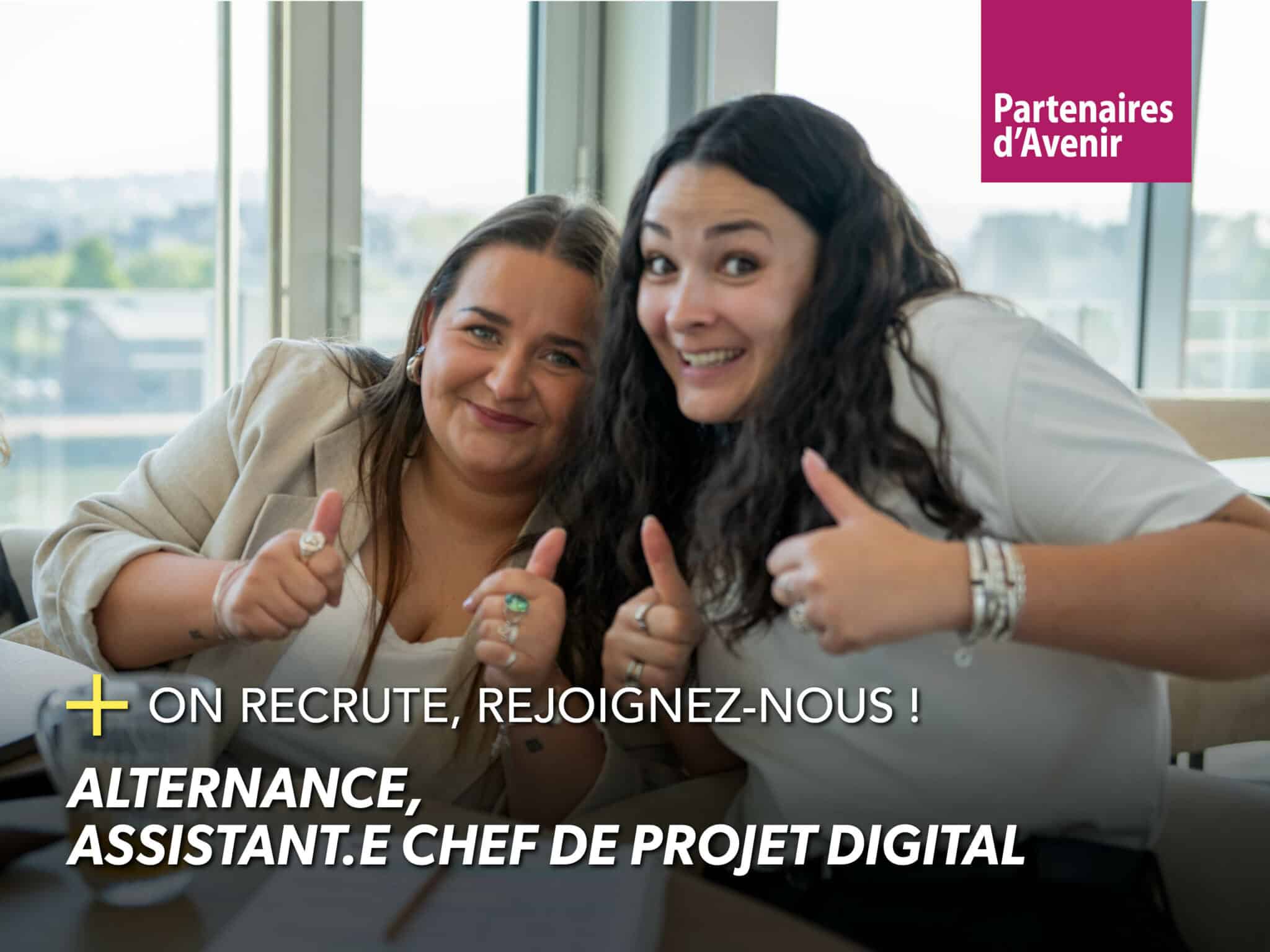 Recrutement assistant chef de projet digital communication