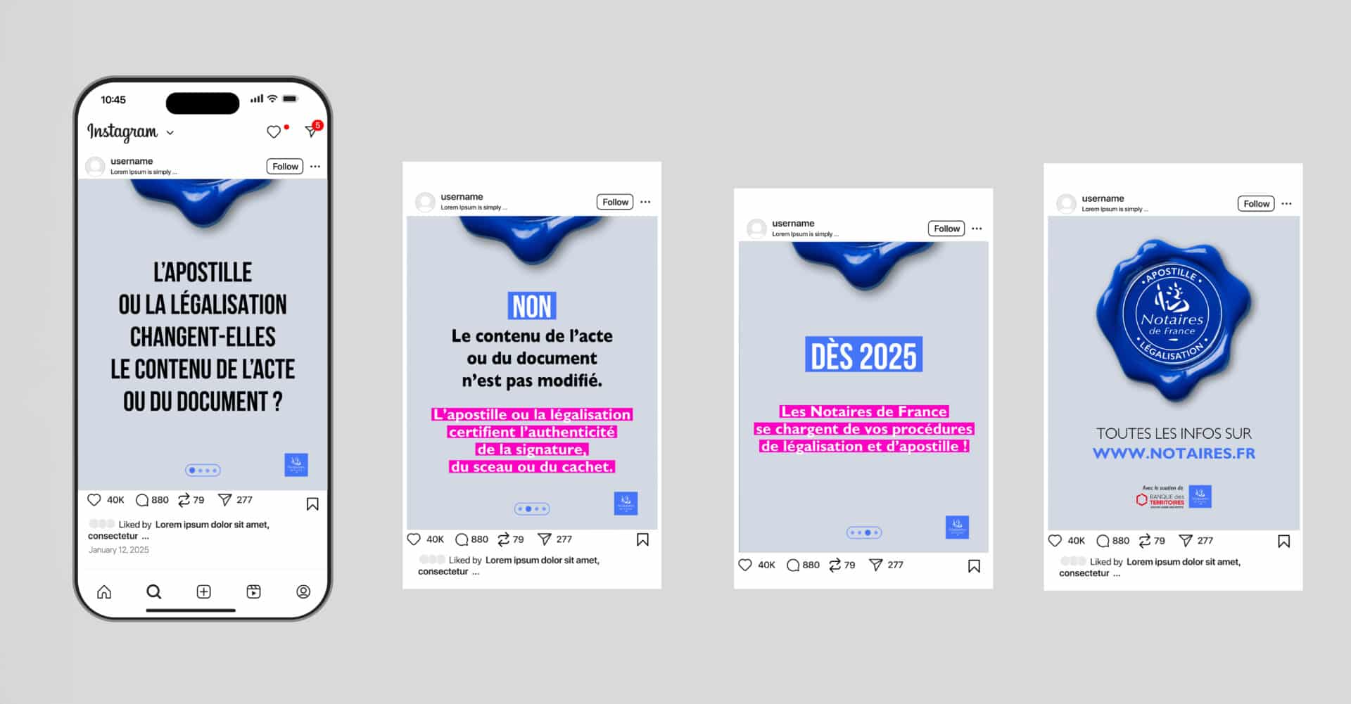 Carrousel de l'apostille