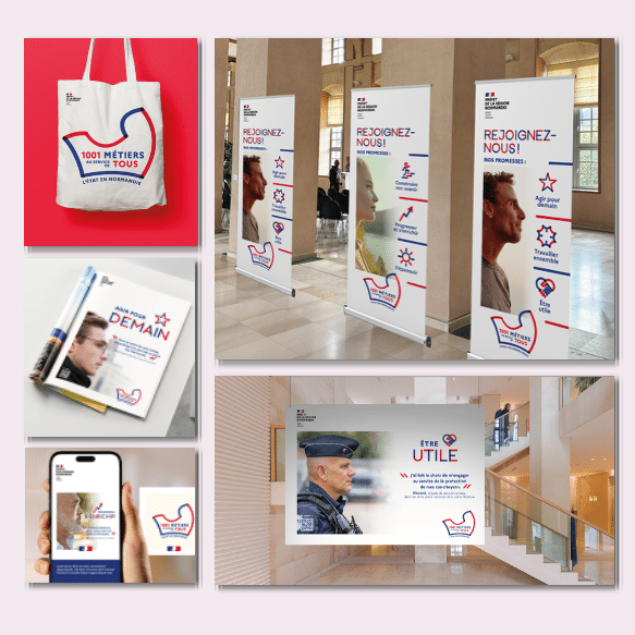 Partenaires d'Avenir a conçu la marque employeur de la Préfecture de la Seine-Maritime.